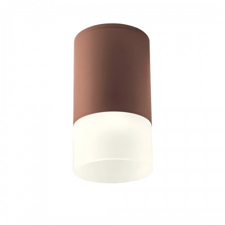 Ceiling lamp Redo Xilo, metal, dark brown, LED, 6W, 518 lumens, warm white 3000K, D.9 cm, IP54