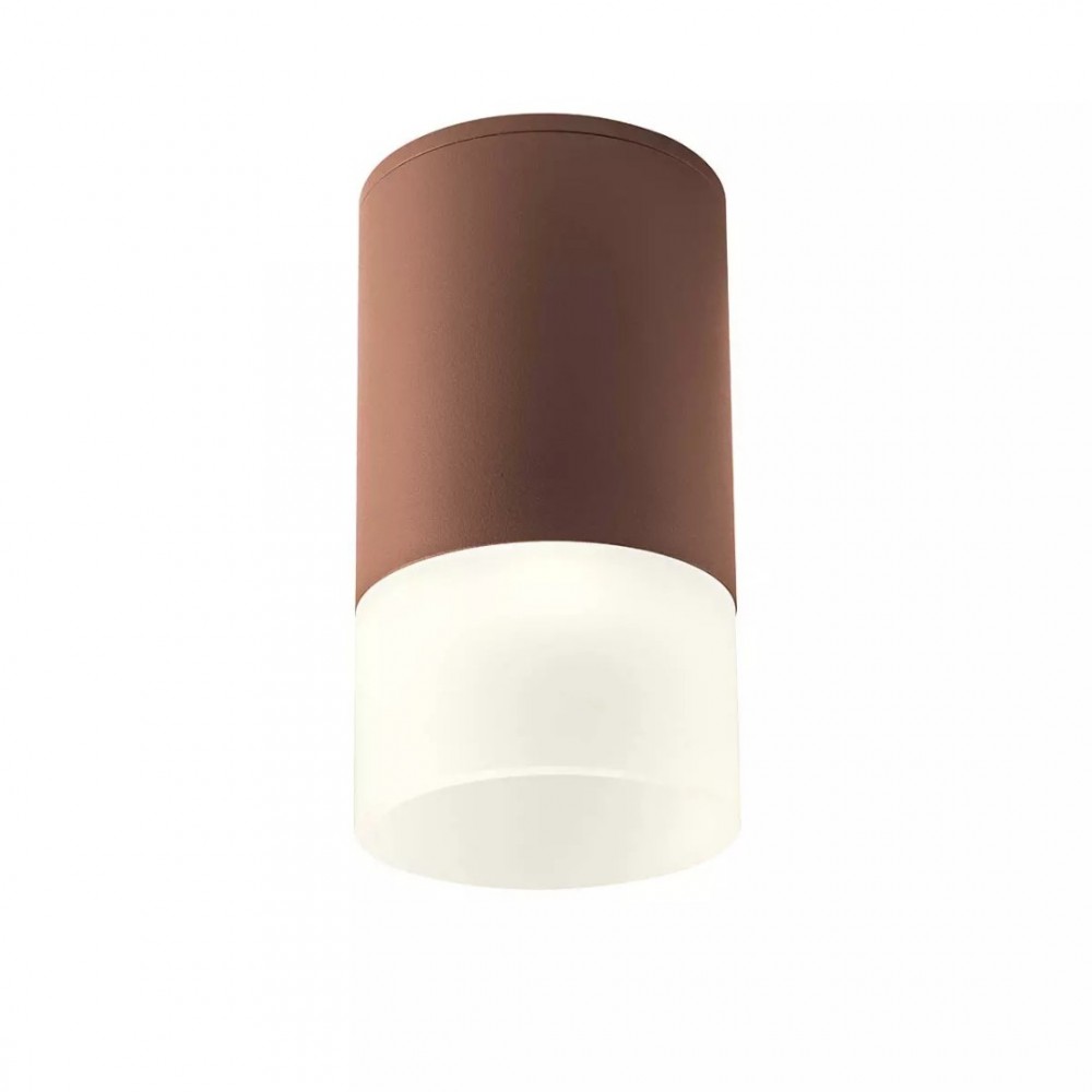 Ceiling lamp Redo Xilo, metal, dark brown, LED, 6W, 570 lumens, neutral white 4000K, D.9 cm, IP54