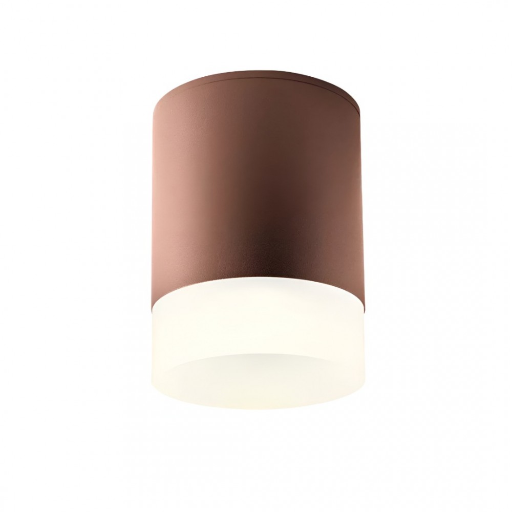 Ceiling lamp Redo Xilo, metal, dark brown, LED, 15W, 1276 lumens, warm white 3000K, D.11 cm, IP54