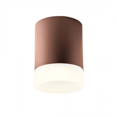 Ceiling lamp Redo Xilo, metal, dark brown, LED, 15W, 1410 lumens, neutral white 4000K, D.11 cm, IP54