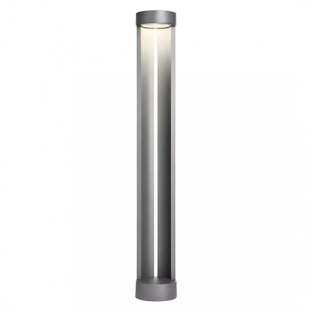 Bollard Redo Zeus, metal, dark grey, LED, 11,5W, 482 lumens, warm white 3000K, H.75 cm, IP54