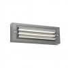 Step light Redo Krup, metal, dark grey, LED, 6W, 256 lumens, warm white 3000K, L.25 cm, IP65