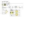 Wall lamp Redo Lampris, ABS, white, LED, 13W, 771 lumens, warm white 3000K, L.23 cm, IP65