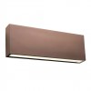 Wall lamp Redo Kamal, metal, dark brown, LED, 17,5W, 1000 lumens, warm white 3000K, L.26 cm, IP54