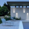 Wall lamp Redo Omnia, metal, dark grey, LED, 13,5W, 674 lumens, neutral white 4000K, L.23 cm, IP54