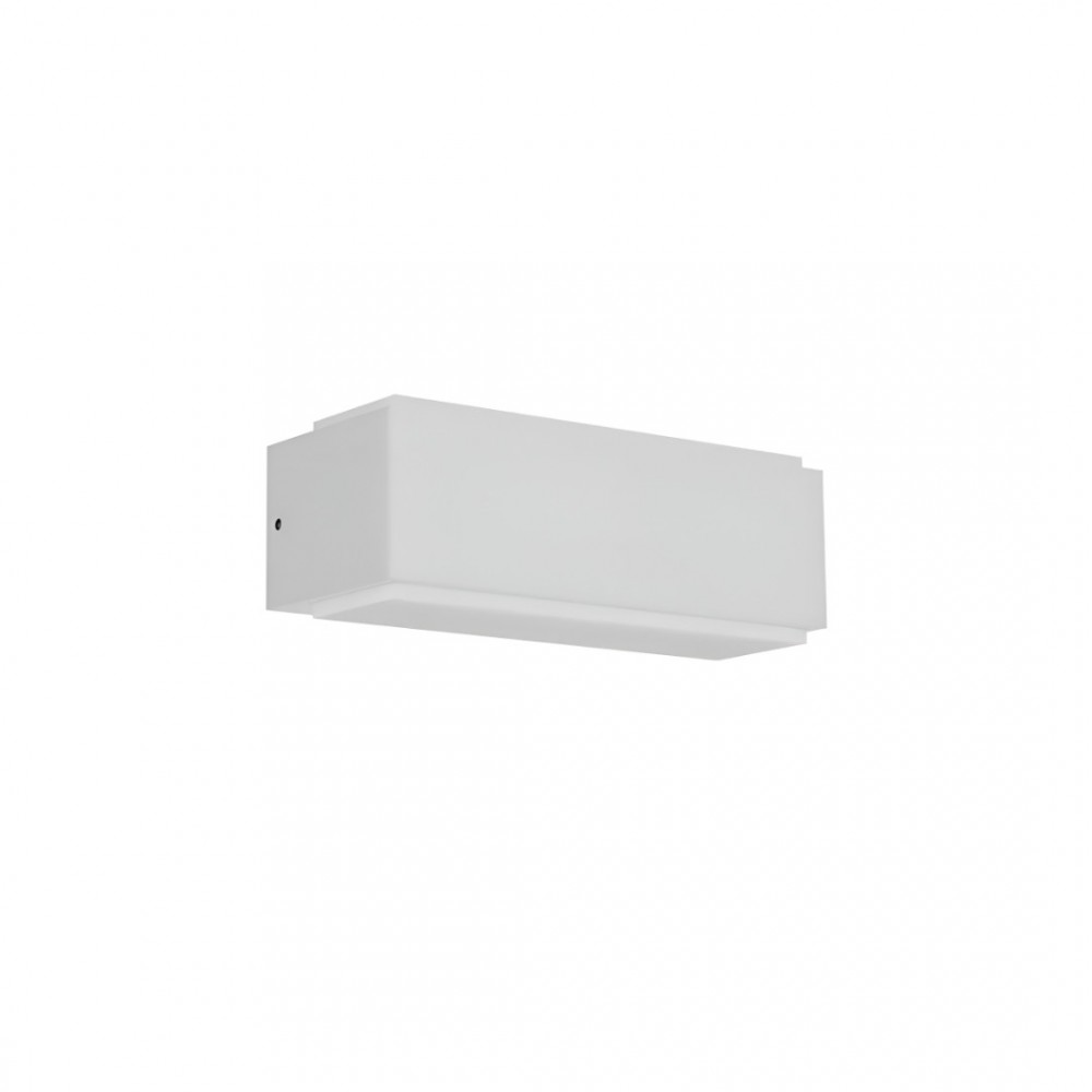 Wall lamp Redo Dash, metal, sand white, LED, 9W, 426 lumens, warm white 3000K, L.18 cm, IP65