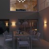 Wall lamp Redo Dash, metal, sand white, LED, 9W, 426 lumens, warm white 3000K, L.18 cm, IP65