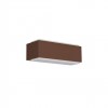 Wall lamp Redo Dash, metal, dark brown, LED, 9W, 447 lumens, neutral white 4000K, L.18 cm, IP65