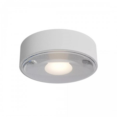 Ceiling lamp Redo Log, metal, sand white, LED, 6W, 360 lumens, warm white 3000K, D.11 cm, IP65