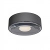 Ceiling lamp Redo Log, metal, dark grey, LED, 6W, 360 lumens, warm white 3000K, D.11 cm, IP65