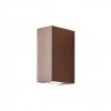 Wall lamp Redo Ace, metal, dark brown, LED, 3,36W, 94 lumens, neutral white 4000K, H.10 cm, IP54