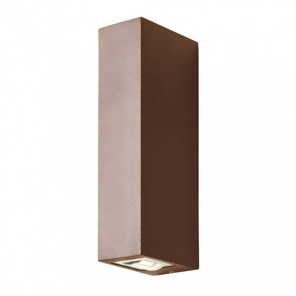 Wall lamp Redo Ace, metal, dark brown, LED, 5,84W, 176 lumens, warm white 3000K, H.17 cm, IP54