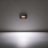 Step light Redo Polifemo, metal, dark brown, LED, 8W, 425 lumens, warm white 3000K, L.14 cm, IP65