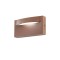 Step light Redo Polifemo, metal, dark brown, LED, 8W, 425 lumens, warm white 3000K, L.14 cm, IP65