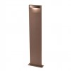 Bollard Redo Polifemo, metal, dark brown, LED, 8W, 425 lumens, warm white 3000K, H.69 cm, IP65