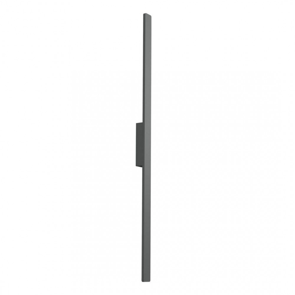 Wall lamp Redo Reflexa, metal, dark grey, LED, 20W, 1518 lumens, warm white 3000K, H.124 cm, IP54