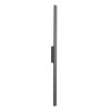 Wall lamp Redo Reflexa, metal, dark grey, LED, 20W, 1518 lumens, warm white 3000K, H.124 cm, IP54