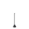 Bollard Redo Wiki, metal, dark grey, LED, 5W, 250 lumens, warm white 3000K, H.44 cm, IP65