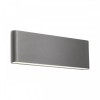 Wall lamp Redo Klippe, metal, dark grey, LED, 24W, 1250 lumens, warm white 3000K, IP54