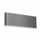 Wall lamp Redo Klippe, metal, dark grey, LED, 24W, 1250 lumens, warm white 3000K, IP54