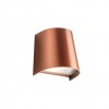 Wall lamp Redo Tron, polycarbonate, copper, 1XGU10, H.11 cm, IP65