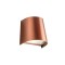 Wall lamp Redo Tron, polycarbonate, copper, 1XGU10, H.11 cm, IP65