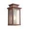 Wall lamp Redo Yard, metal, glass, corten, 1XE27, H.24 cm, IP44