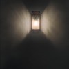 Wall lamp Redo Yard, metal, glass, corten, 1XE27, H.24 cm, IP44
