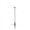 Outdoor picket Redo Elfic, metal, dark green, LED, 12W, 690 lumens, warm white 3000K, H.90 cm, IP54