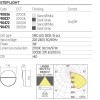 Step light Redo Lander, metal, dark grey, LED, 3W, 100 lumens, warm white 3000K, D.11 cm, IP54