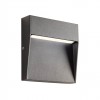 Step light Redo Lander, metal, dark grey, LED, 3W, 100 lumens, warm white 3000K, H.10 cm, IP54