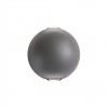 Wall lamp Redo Milestone, metal, dark grey, LED, 6W, 528 lumens, warm white 3000K, D.10 cm, IP54