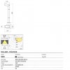 Bollard Redo Woody, metal, dark grey, LED, 10W, 650 lumens, warm white 3000K, H.65 cm, IP54