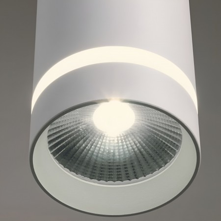 Pendant lamp Redo Klou, metal, sand white, LED, 9W, 553 lumens, warm white 3000K, D.8 cm, IP54