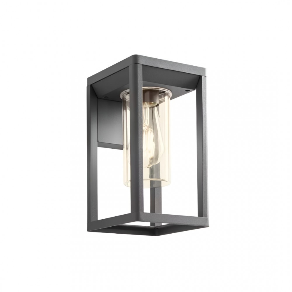 Wall lamp Redo Lagos, metal, dark grey, 1XE27, H.27 cm, IP54
