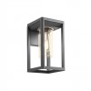 Wall lamp Redo Lagos, metal, dark grey, 1XE27, H.27 cm, IP54