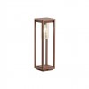 Bollard Redo Lagos, metal, dark brown, 1XE27, H.50 cm, IP54