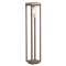 Bollard Redo Lagos, metal, dark brown, 1XE27, H.80 cm, IP54