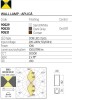 Wall lamp Redo Brio, metal, sand white, LED, 10W, 798 lumens, warm white 3000K, H.16 cm, IP54