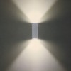 Wall lamp Redo Brio, metal, sand white, LED, 10W, 798 lumens, warm white 3000K, H.16 cm, IP54