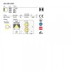 Wall lamp Redo Klippe, metal, sand white, LED, 6,5W, 398 lumens, warm white 3000K, IP54