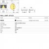 Wall lamp Redo Taiyo, metal, dark grey, LED, 2W, 240 lumens, warm white 3000K, L.18 cm, IP54