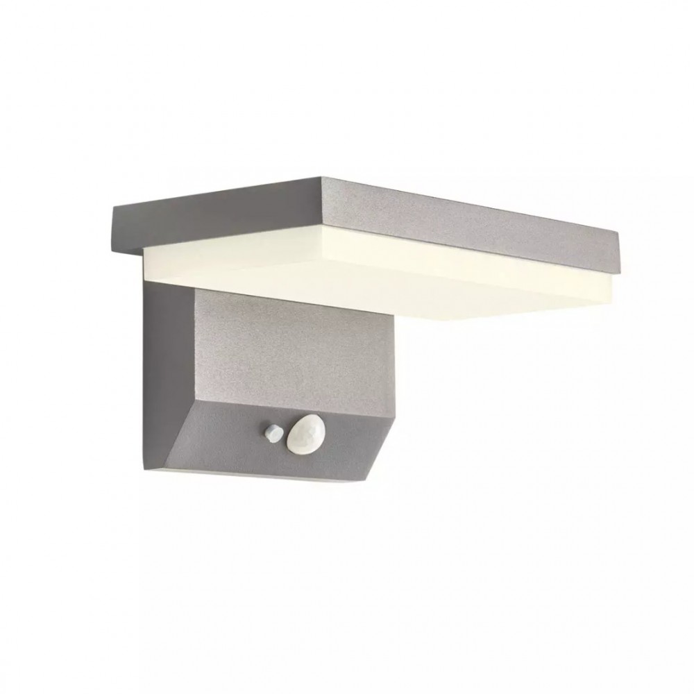 Wall lamp Redo Taiyo, metal, dark grey, LED, 2W, 240 lumens, warm white 3000K, L.18 cm, IP54