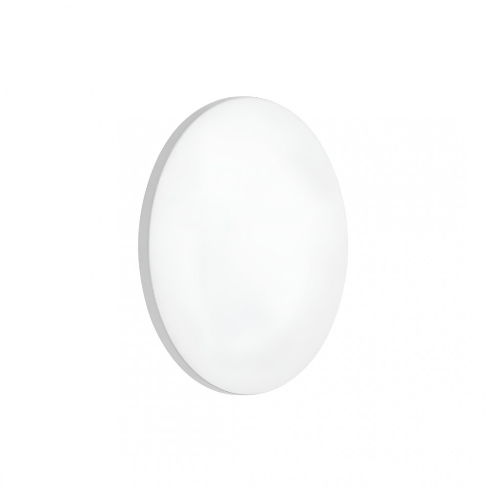 Wall lamp Redo Tanit, metal, sand white, LED, 12W, 763 lumens, warm white 3000K, D.18 cm, IP54