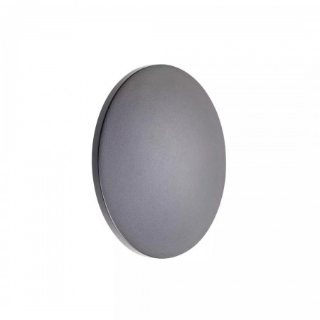 Wall lamp Redo Tanit, metal, sand black, LED, 12W, 763 lumens, warm white 3000K, D.18 cm, IP54
