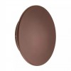 Wall lamp Redo Tanit, metal, corten, LED, 24W, 1532 lumens, warm white 3000K, D.30 cm, IP54