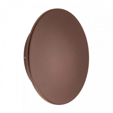 Wall lamp Redo Tanit, metal, corten, LED, 24W, 1532 lumens, warm white 3000K, D.30 cm, IP54
