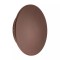 Wall lamp Redo Tanit, metal, corten, LED, 24W, 1532 lumens, warm white 3000K, D.30 cm, IP54