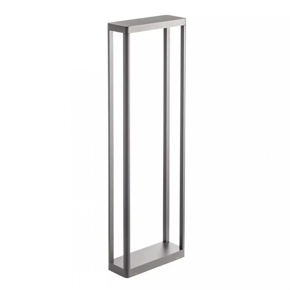 Bollard Redo Wake, metal, dark grey, LED, 8W, 545 lumens, warm white 3000K, H.75 cm, IP65