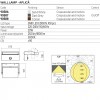 Wall lamp Redo Flip, metal, dark grey, motion sensor, LED, 20W, 1800 lumens, warm white 3000K, L.21 cm, IP54